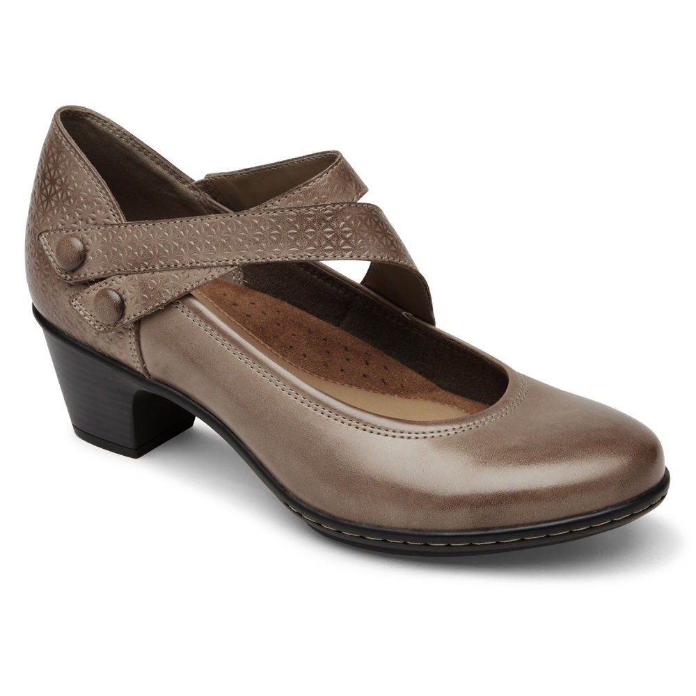 Rockport Wedges Dam Bruna - Cobb Hill Kailyn Asymmetrical Mary Jane - QTRMN6042